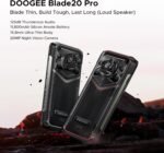 DOOGEE Blade 20 Pro Rugged Phone Unlocked,Android 15,Octa Core,24GB+256GB,11800mAh Rugged Smartphone with 125dB Speakers,6.6" HD Display,50MP+Night Vision Camera,Face ID/Fingerprint/NFC/WIFI6/OTG - Image 3