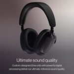 Bowers & Wilkins Px8 S2 Wireless Over-Ear Headphones, Active Noise Cancelling & Transparency Mode, High-Res Playback, 30H Playtime with Quick Charge Support, Bluetooth Headphones, Onyx Black - Image 3