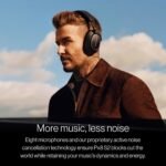 Bowers & Wilkins Px8 S2 Wireless Over-Ear Headphones, Active Noise Cancelling & Transparency Mode, High-Res Playback, 30H Playtime with Quick Charge Support, Bluetooth Headphones, Onyx Black - Image 4