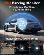 Dual Dash Cam for SUV: 4K Front + 2K Rear WiFi GPS for RAV4 CR-V HR-V Equinox Highlander Explorer – 72H Parking Mode Loop Recording G-Sensor 64GB - Image 6