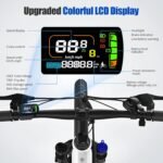 Electric Bike, 1000W Peak Motor, 26” Ebike for Adults, 40 Miles Range & 22 Mph Step-Over E Bike, Electric Bicycle for Commute, 7 Speed & Colorful LCD Display, UL2849 Certified - Image 5