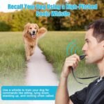 2-in-1 Dog Training Clicker Whistle for Training and Recall, Pet Training Accessories for Puppy, Cats, Horses & Small Animals - 2 Pack with Lanyard, Reward and Train Your Pets Efficiently - Image 4