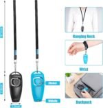 2-in-1 Dog Training Clicker Whistle for Training and Recall, Pet Training Accessories for Puppy, Cats, Horses & Small Animals - 2 Pack with Lanyard, Reward and Train Your Pets Efficiently - Image 6