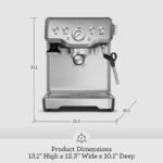 Breville Infuser Espresso Machine BES840XL, Brushed Stainless Steel - Image 4