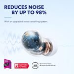 Soundcore by Anker Space A40 Auto-Adjustable Active Noise Cancelling Wireless Earbuds, Reduce Noise by Up to 98%, 50H Playtime, Comfortable Fit, App Customization, Wireless Charge (White) - Image 3