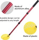 DECOHS Adjustable Ice Fishing Skimmer Scoop-Winter Ice Fishing Scooper with Long Handle-Ice Fishing Gear for Scooping out Ice While Fishing - Image 4