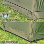 4 Persons 5lb Lightweight Tipi Hot Tents with Stove Jack, 7'3" Standing Room, Teepee Tent for Hunting Family Team Backpacking Camping Hiking - Image 4
