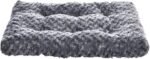 Amazon Basics Cat and Dog Bed and Crate Pad, Machine Washable, Indoor, 23 x 18 x 2.5 inches, Gray - Image 3