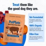 PetPlate Beef and Sweet Potato Bites, Human Grade Dog Treats, All Life Stages, Grain-Free, Organic and Real Ingredients, High Protein, Healthy Snacks (Pack of 1, 4.5 Ounce) - Image 5
