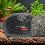 Upgraded Magnetic Detachable Aquarium Hideaway Rock Cave to Check Your Aquatic Pets to Breed, Play and Rest Safe and Non-Toxic Resin Fish Tank Viewing Hideout Ornaments - Image 7