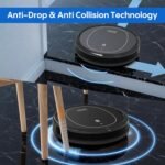 Robot Vacuum and Mop Combo, 3 in 1 Robotic Vacuums Cleaner with 4000Pa Suction, WiFi/App/Alexa, Central Brush & Scheduled & Self-Charging, Slim Vacuum Robot Cleaner for Pet Hair, Hard Floor, Carpet - Image 5
