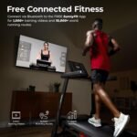 Sunny Health & Fitness Smart Heavy-Duty Auto Incline Treadmill with 20" Running Deck and Free SunnyFit App Connection - Image 5