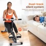 Rowing Machine, Compact Adjustable Rowing Machine 12 Levels of Complete Body Workout Resistance for Home, Low-Impact - Image 7