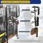 Fishing Rod Holders, Fishing Pole Holders, Fishing Gear Tackle Cart, Fishing Equipment Organizers for Garage, Fits Most Rods of 1.57" (40mm) Diameter, hold up to 12 Rods or Combos - Image 4