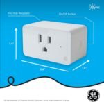 GE Cync Smart Indoor Plug, Smart Outlet Control, WiFi Outlet Plug, Matter Compatible, Works with Alexa and Google Home - Image 5