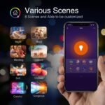 Wi-Fi Smart Light Bulb(RGB+W) 4 Pack, Full Color Changing Light Bulb-Compatible with Alexa and Google Assistant - Image 6