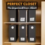 SpaceAid 6 Pack Bed Sheet Organizer and Storage, Foldable Sheet Organizer with Window for Linen Closet, Set Folder Keeper for Queen & King Size Bedding Storage (Black) - Image 5