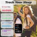 Smart Watch for Men Women with Bluetooth Call,Alexa Built-in Smartwatch,1.8" DIY Dial Fitness Watch with 100+ Sport Mode,IP68 Waterproof Watch Compatible with Android iOS - Image 6