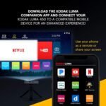 KODAK Luma 450 Portable Full HD Smart Projector | Wi-Fi, Bluetooth, HDMI & USB Compatible Mini Home Theater System Up to 150” | 1080p Native Resolution (4K), 200 Lumens | Tripod Included - Image 5