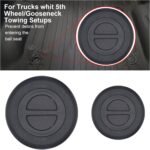 Bed Plug Cover Kit Compatible with 2014-2019 Dodge Ram 2500 3500 Pickups Replacement 68225506AA,Hitch Covers for Truck with 5th Wheel/Gooseneck Towing Setups/Trailer Tow Cover，Vanshly - Image 6