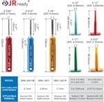 JRready ST5236 Deutsch Pin Extractor Tool for 16#12#20# Solid/Stamped Contacts 10-22 AWG, Terminal Removal Tool Kit with Steel DRK-RT1 for Deutsch DT,DTM,DTP Series Connector 13PCS - Image 3