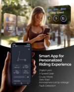 MEGAWHEELS Electric Scooter,500W Electric Scooter for Adults,31 Miles Range,10in Pneumatic Tires,10.4AH Battery,15.5 mph Speed,Escooter Smart APP Control for Commuting, Outdoor, Short Travel - Image 5