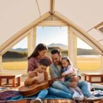Inflatable Tents for Camping, Blow Up Tent with Hand Pump, Easy Setup InflatableTent 4 Season Tent, Waterproof Oxford Air Glamping Tents for Camping Adult 4/6/8 Person - Image 3