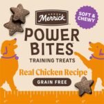 Merrick Power Bites Natural Soft And Chewy Real Meat Dog Treats, Grain Free Snack With Real Chicken Recipe - 6 oz. Bag - Image 3