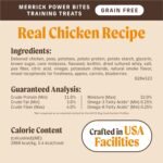 Merrick Power Bites Natural Soft And Chewy Real Meat Dog Treats, Grain Free Snack With Real Chicken Recipe - 6 oz. Bag - Image 6