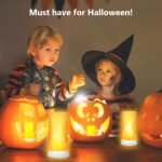 2PCS LED Flame Light, USB Rechargeable Flame Lamp with Remote & Timer, Waterproof Dimmable Flameless Candles Light for Home Party Garden Camping Halloween Christmas Decoration - Image 4