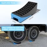 CirclrRoad RV Levelers, Heavy Duty RV Ramps for Leveling, Camper Wheel Levelers, Trailer Leveling Up to 35,000 lbs with Rubber Anti-Skid Pads and Storage Carrying Bag - Image 4