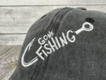 Embroidered Gone Fishing Hats - Image 4