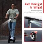 SISIGAD Electric Scooter, 8.5"/10"/12" Tires, Peak 500W/700W Motor, 19/25Mph, 15/30 Miles Long Range, Folding Scooter Adults for Commuting - Image 5