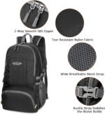 G4Free 40L Lightweight Packable Hiking Backpack, Waterproof Travel Daypack - Image 6
