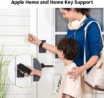 Aqara Smart Lock U50, Keyless Entry Door Lock with Apple Home Key, Bluetooth Deadbolt Lock, App Remote Control, Supports Apple HomeKit, Matter, Google Home, Alexa, IFTTT, Black - Image 3