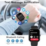 Smart Watch for Men Women Compatible with iOS Android Phone, 1.83" Full Touchscreen IP68 Waterproof Smartwatch,Fitness Tracker with Make/Recive Call 123+ Sport Modes Heart Rate/Sleep Monitor - Image 3