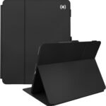 Speck New iPad Air 13 Case (2024) - Fits iPad Pro 12.9 Case (2022/2021, 6th/5th Gen) with Pencil Holder, Drop & Camera Protection, Slim Multi Range Stand, Balance Folio - Black/Black/White - Image 3