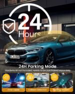 IIWEY 4K Dash Cam Front and Rear for Cars, Dual UHD Camera with WiFi, Free 64GB Card, 3.16" IPS, G-Sensor, Parking Mode, Loop Recording, WDR - Image 5