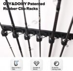 OJYDOIIIY Wall Mount Fishing Rod Holders,Vertical Fishing Pole Storage Rack for Garage - Image 3