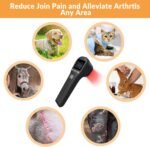 Cold Laser Therapy Device for Muscle & Joint, 4x808nm+16x650nm, Pain Relief, Accelerate Healing, Home Light Therapy for Dogs, Cats, Horses and Animals(Black) - Image 5