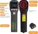 Cold Laser Therapy Device for Muscle & Joint, 4x808nm+16x650nm, Pain Relief, Accelerate Healing, Home Light Therapy for Dogs, Cats, Horses and Animals(Black) - Image 6