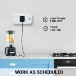 4 Pack Smart Home Wi-Fi Plugs - Alexa & Google Home Compatible, White, Toggle Switch, Automatic Operation - Image 6