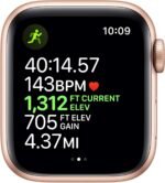 Apple Watch Series 5 (GPS + Cellular, 40MM) - Gold Aluminum Case with Pink Sport Band (Renewed) - Image 5