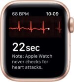 Apple Watch Series 5 (GPS + Cellular, 40MM) - Gold Aluminum Case with Pink Sport Band (Renewed) - Image 6