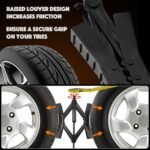 Camper RV Wheel Chock Stabilizer, Heavy Duty Tire Locking Chock RV Camper Accessories with Wrench, Anti-Move X Shape Wheel Chocks for Travel Trailers - Pair - Image 5
