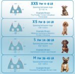 Supet Dog Grooming Hammock Harness for Dogs Cats, Relaxation Pet Nail Clipper Hammock, Restraint Dog & Small Animal Leashes Sling for Groomingk for Nail Trimming (Coral Blue, S) - Image 5