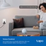TP-Link Tapo Smart Plug Mini, Matter Compatible, Compatible with Alexa, Google Home & Samsung SmartThings, Energy Monitoring, 15A, UL Certified, 2.4G Wi-Fi Only, Tapo P110M(4-Pack) - Image 6
