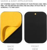 Universal Smartphone Holder - Air Vent Magnetic Car Mount (4 Pack Black) Compatible with iPhone 12/13/14/15/16 & Galaxy LG Android Cell Phone - Image 5