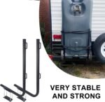 RV Bumper Rack,Bumper Mount Tote Tank Holder,RV Bumper Support Bracket with Heavy-Duty Straps, and Fits 4-4.5 inches Wide and 3.6-6 inches high Bumpers. - Image 5