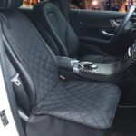 AsFrost Dog Seat Cover Cars Trucks SUVs, Thick 600D Waterproof Pet Car Seat Cover Dog, Heavy Duty & Wear-Resistant Durable Nonslip Backing with Side Flaps, Scratchproof Dog Front Seat Cover - Image 3